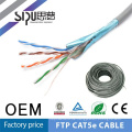 SIPU best price 26awg ftp cat5e ethernet cable coiled 4 pair